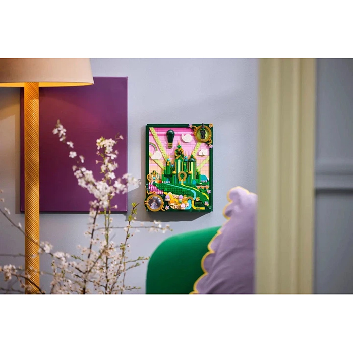 Покупка Конструктор LEGO Wicked Изумрудный город настенный арт 1518 деталей (75685)