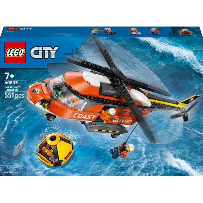 Конструктор LEGO City Вертоліт берегової охорони 551 деталь (60503)