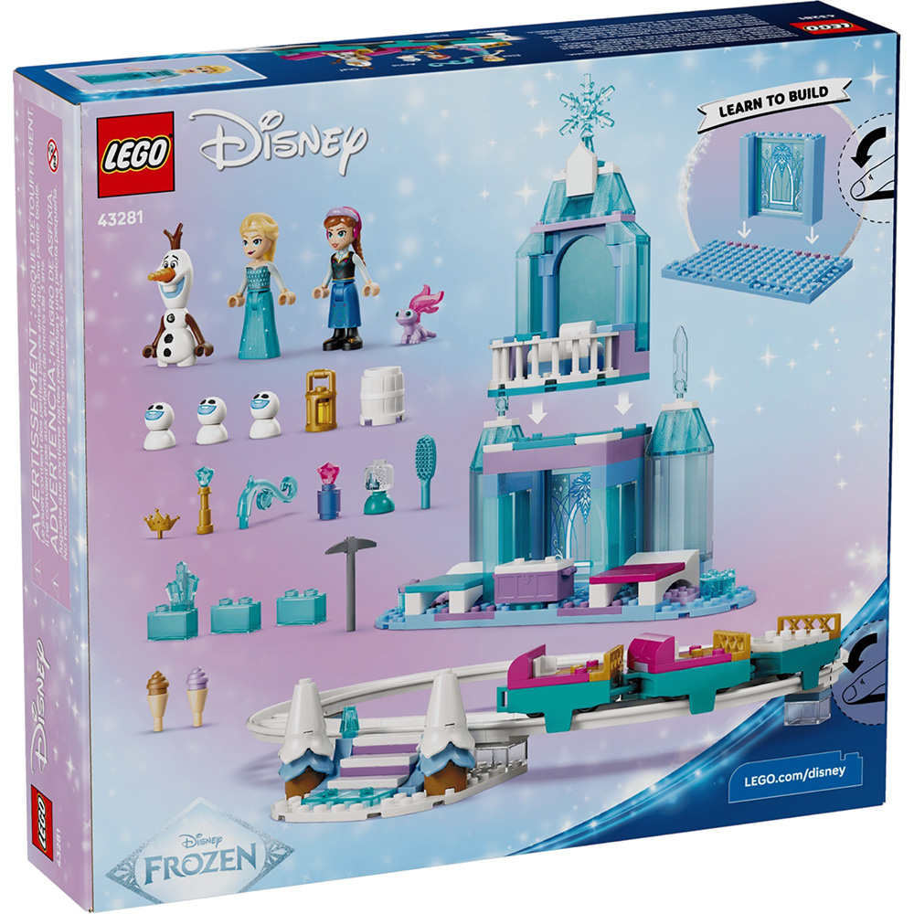 Зображення Конструктор LEGO Disney Princess Крижаний замок Ельзи та веселі санки (43281)