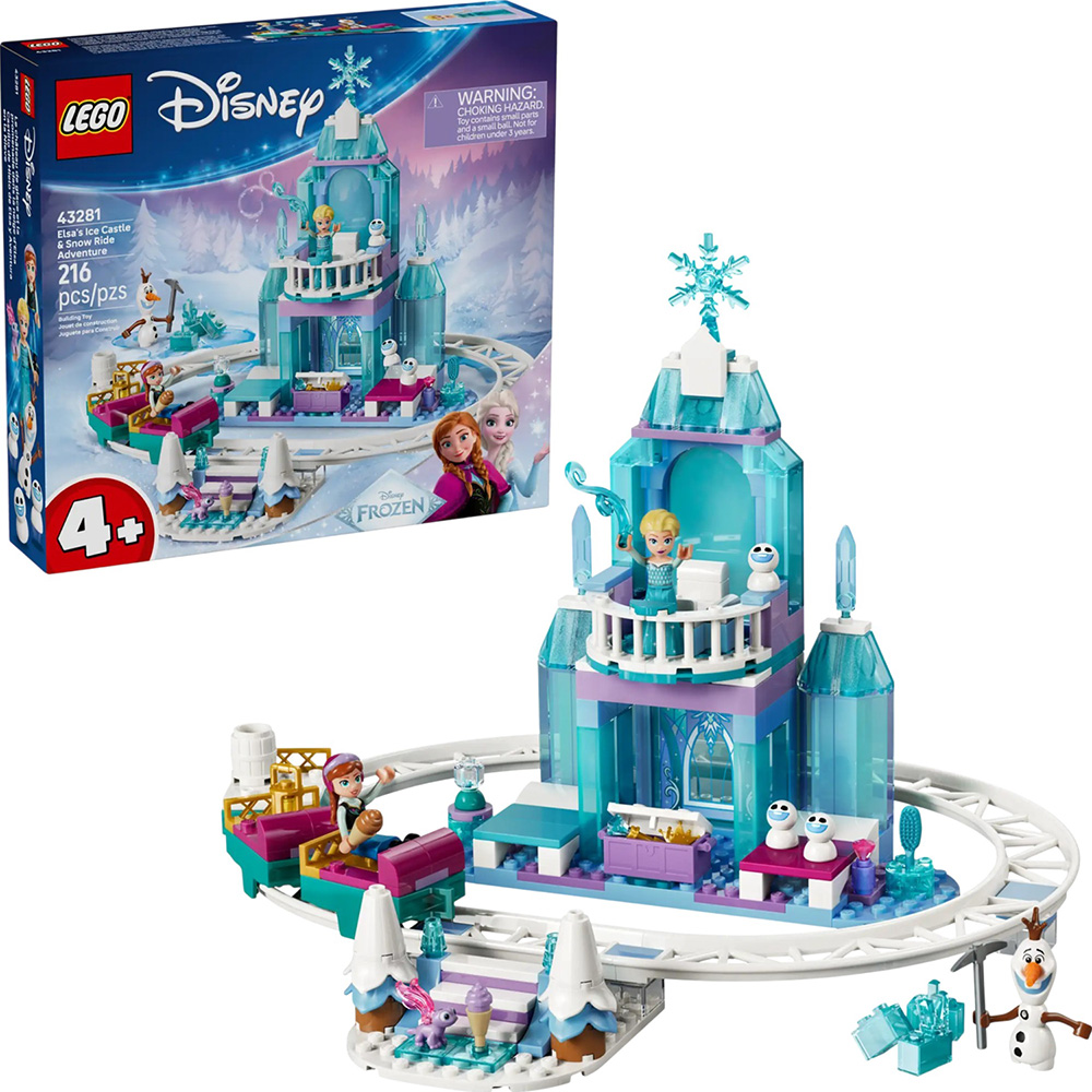 Конструктор LEGO Disney Princess Крижаний замок Ельзи та веселі санки (43281) Серія Lego Disney Princess