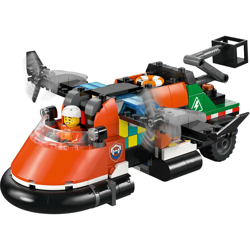 Конструктор LEGO City Ремікс літака, вантажівки та судна на повітряній подушці (60505) Серія Lego City