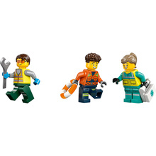 Конструктор LEGO City Ремікс літака, вантажівки та судна на повітряній подушці (60505)