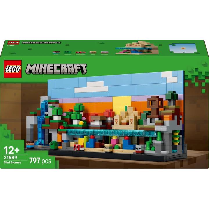 Конструктор LEGO Minecraft Міні-біоми 797 елементів (21589)