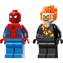 Конструктор LEGO Marvel Человек-паук против Призрачного всадника на мотоцикле (76335)