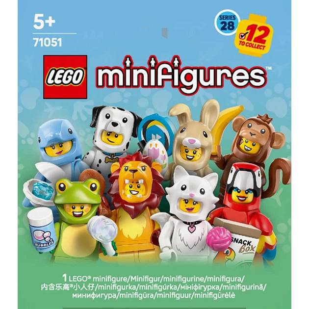Конструктор-сюрприз LEGO Minifigures Тварини. Серія 28 7 деталей (71051)