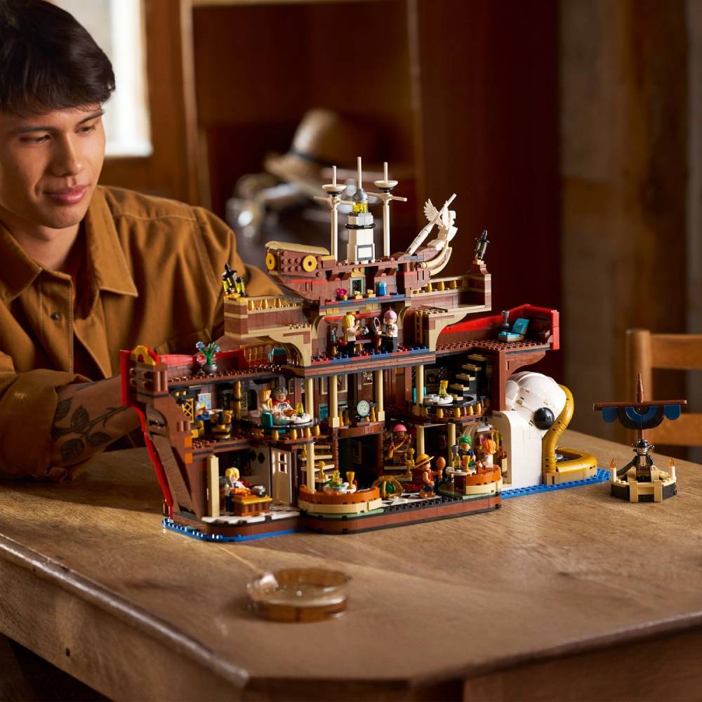Конструктор LEGO ONE PIECE Плавучий ресторан Бараті 3402 елементів (75640) Кріплення блок