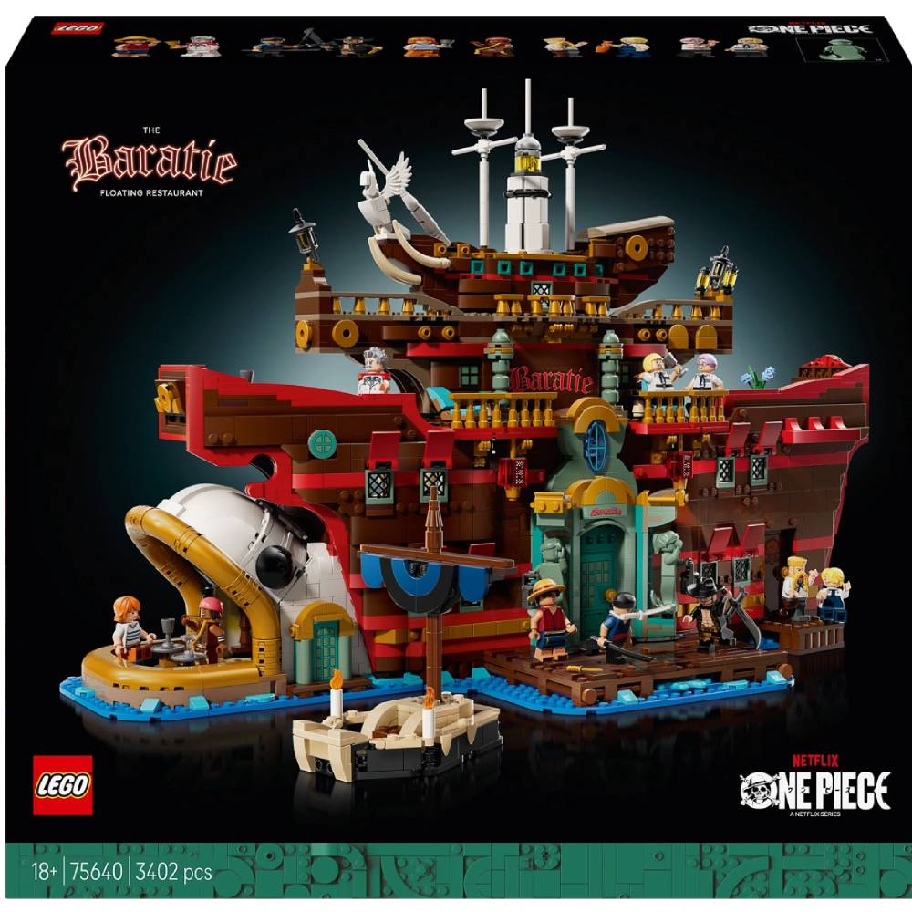 Конструктор LEGO ONE PIECE Плавучий ресторан Бараті 3402 елементів (75640)
