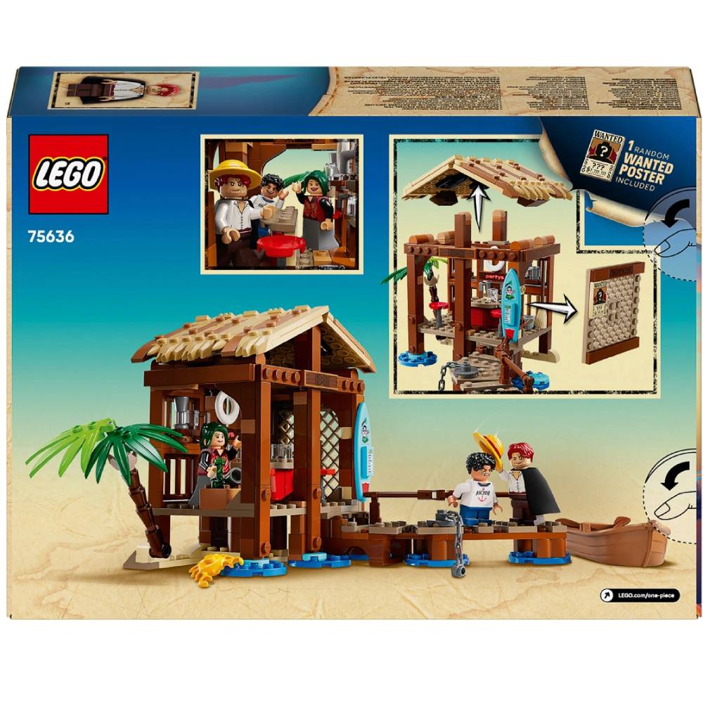 Конструктор LEGO ONE PIECE Хижина в Поселке Ветряков 229 деталей (75636) Крепление блок