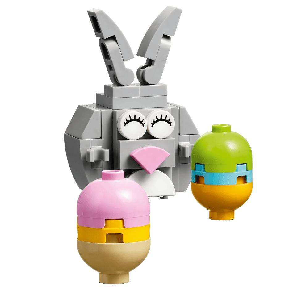 Конструктор LEGO Пасхальний кролик та полювання на курячі яйця 140 деталей (40808) Кріплення блок