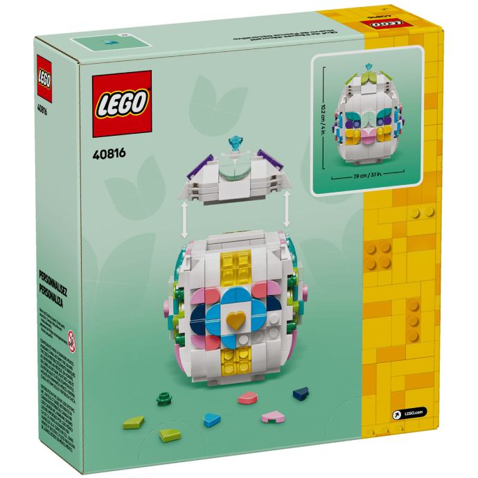 Зображення Конструктор LEGO Декоративне пасхальне яйце 386 деталей (40816)