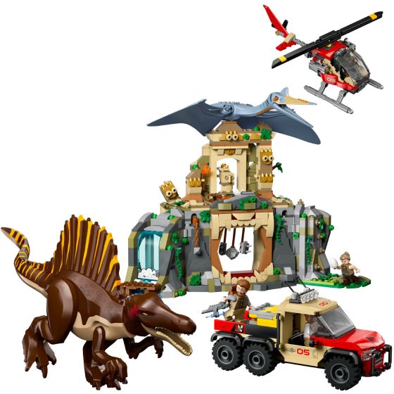 Конструктор LEGO Jurassic World Повітряна місія зі спинозавром та кетцалькоатлем 984 деталі (76976) Тип класичний