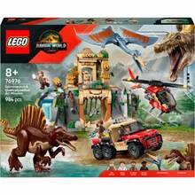 Конструктор LEGO Jurassic World Повітряна місія зі спинозавром та кетцалькоатлем 984 деталі (76976)