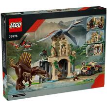 Конструктор LEGO Jurassic World Повітряна місія зі спинозавром та кетцалькоатлем 984 деталі (76976)