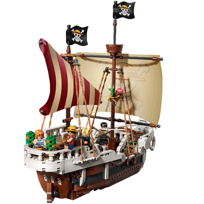 Конструктор LEGO ONE PIECE Пиратский корабль Вездеходный Мерри 1376 деталей (75639) Крепление блок