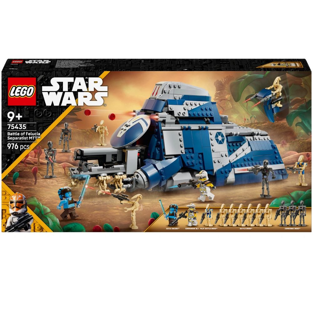 Конструктор LEGO Star Wars Битва при Фелюсии Сепаратистский МТТ 976 деталей (75435)