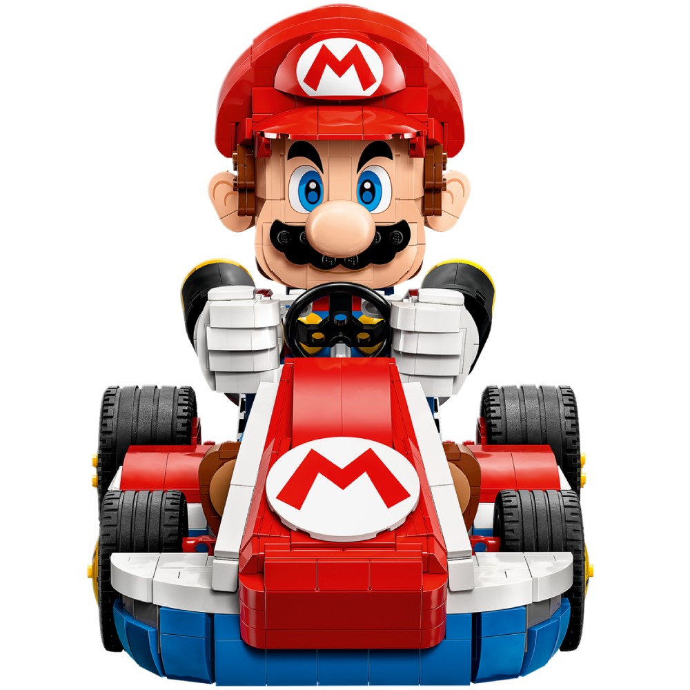 Конструктор LEGO Super Mario Mario Kart: Mario та Standard Kart 1972 деталі (72037) Кріплення блок