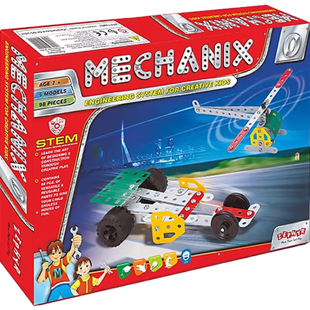 Конструктор ZEPHYR "MECHANIX" №0 98 эл /5 мод (1002)