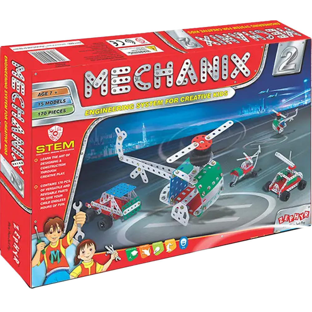 Конструктор ZEPHYR "MECHANIX" №2 170 ел /15 мод (1004)