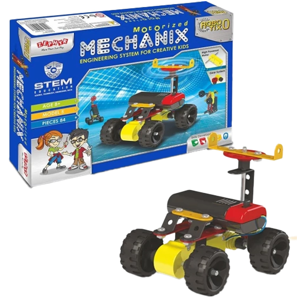 Конструктор ZEPHYR "ROBOTIX" №0 84 эл /5 мод (1027) Тип классический