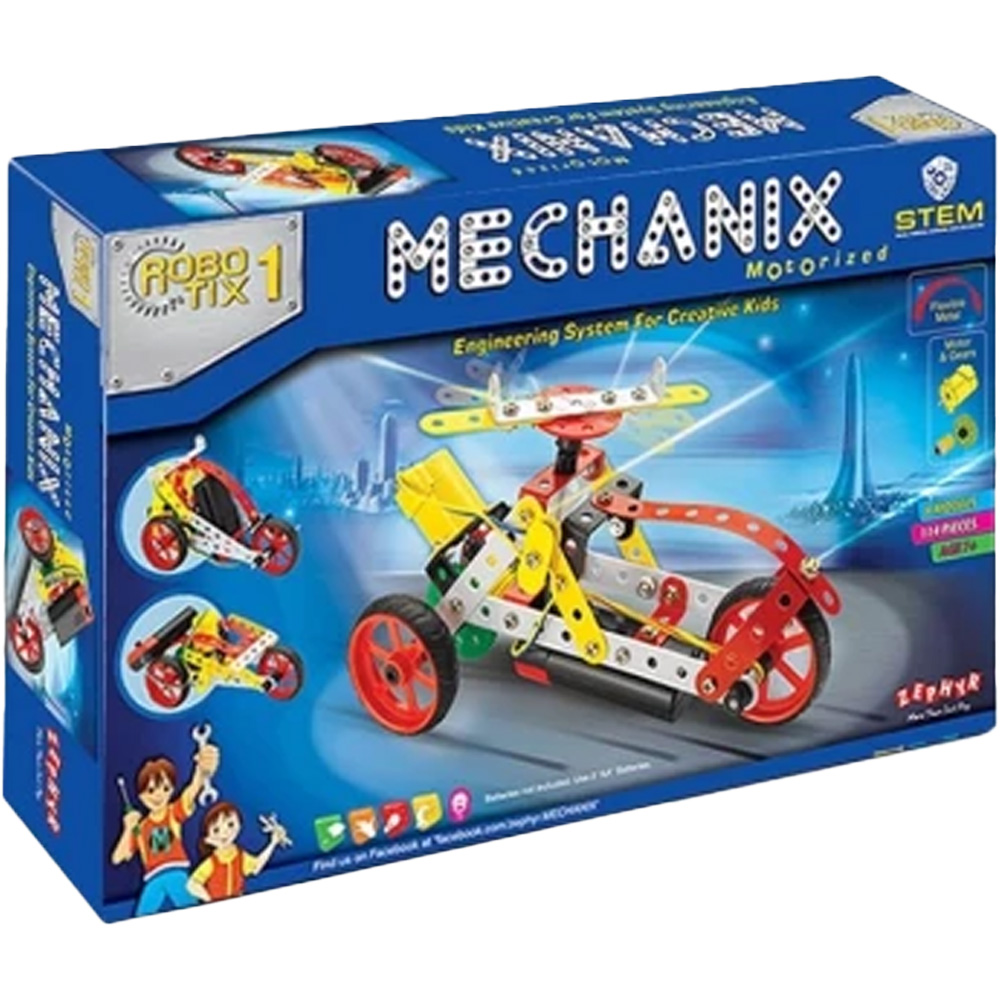 Конструктор ZEPHYR "ROBOTIX" №1 114 эл /8 мод (1018)