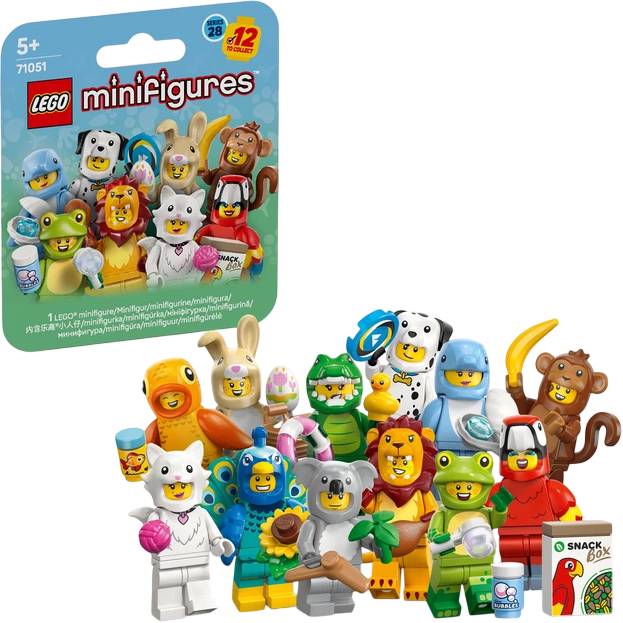 Конструктор-сюрприз LEGO Minifigures Животные. Серия 28 7 детали (71051) Тип уникальные детали