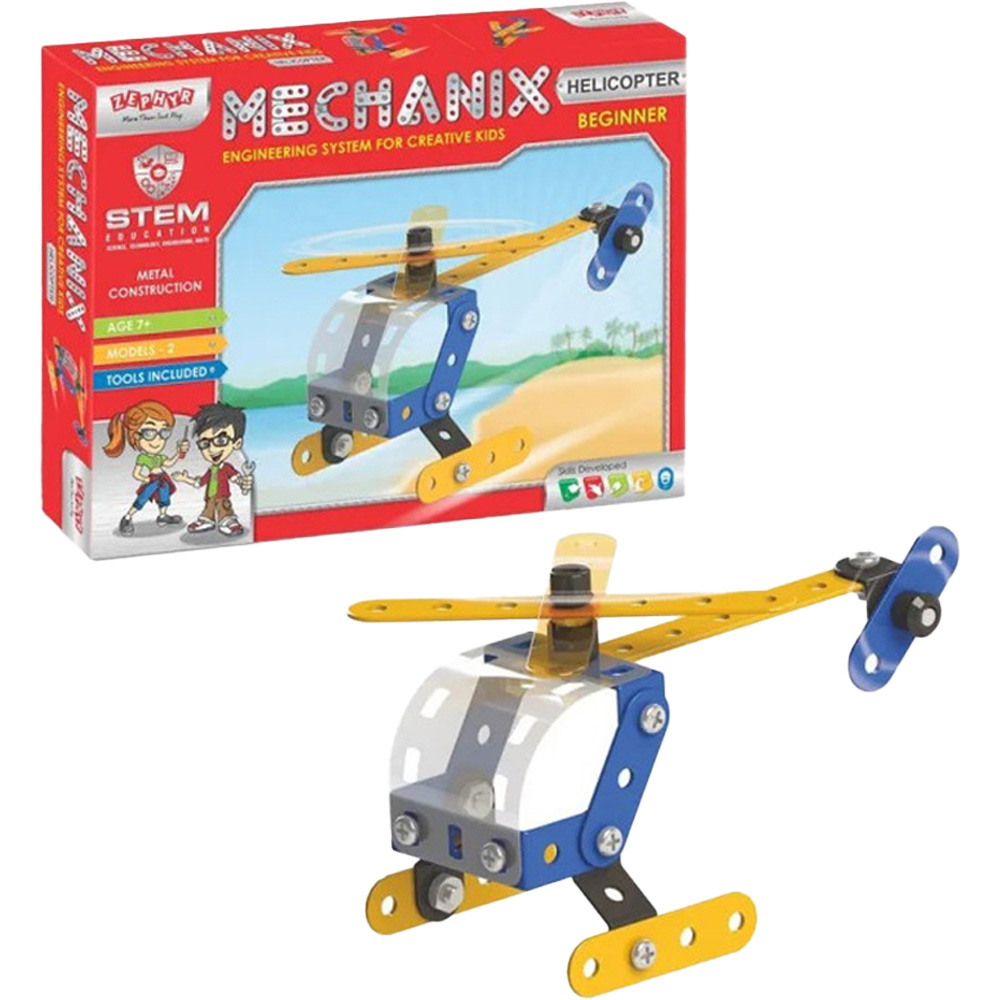 Конструктор ZEPHYR MECHANIX Вертолет 2 мод (1061) Тип классический
