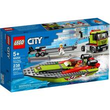 Конструктор LEGO City Great Vehicles Транспортировщик скоростных катеров 238 деталей (60254)