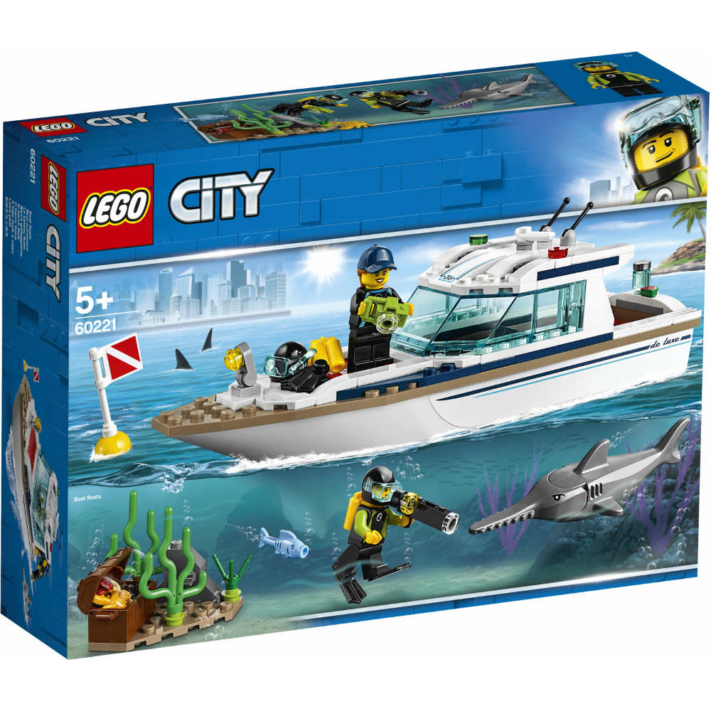 Конструктор LEGO City Яхта для дайвінгу 148 деталей (60221)