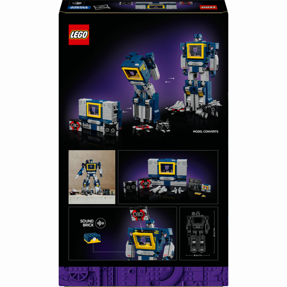 Конструктор LEGO Transformers Саундвейв 1505 ел (10358) Тематика роботи