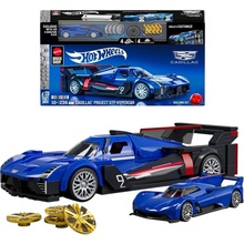 Машинка-конструктор Hot Wheels Brick Shop Speed Cadillac Project GTP Hypercar 236 деталей (JFR89)