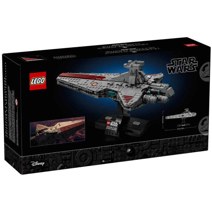 У Фокстрот Конструктор LEGO Star Wars Зоряний крейсер класу Венатор 643 деталі (75441)