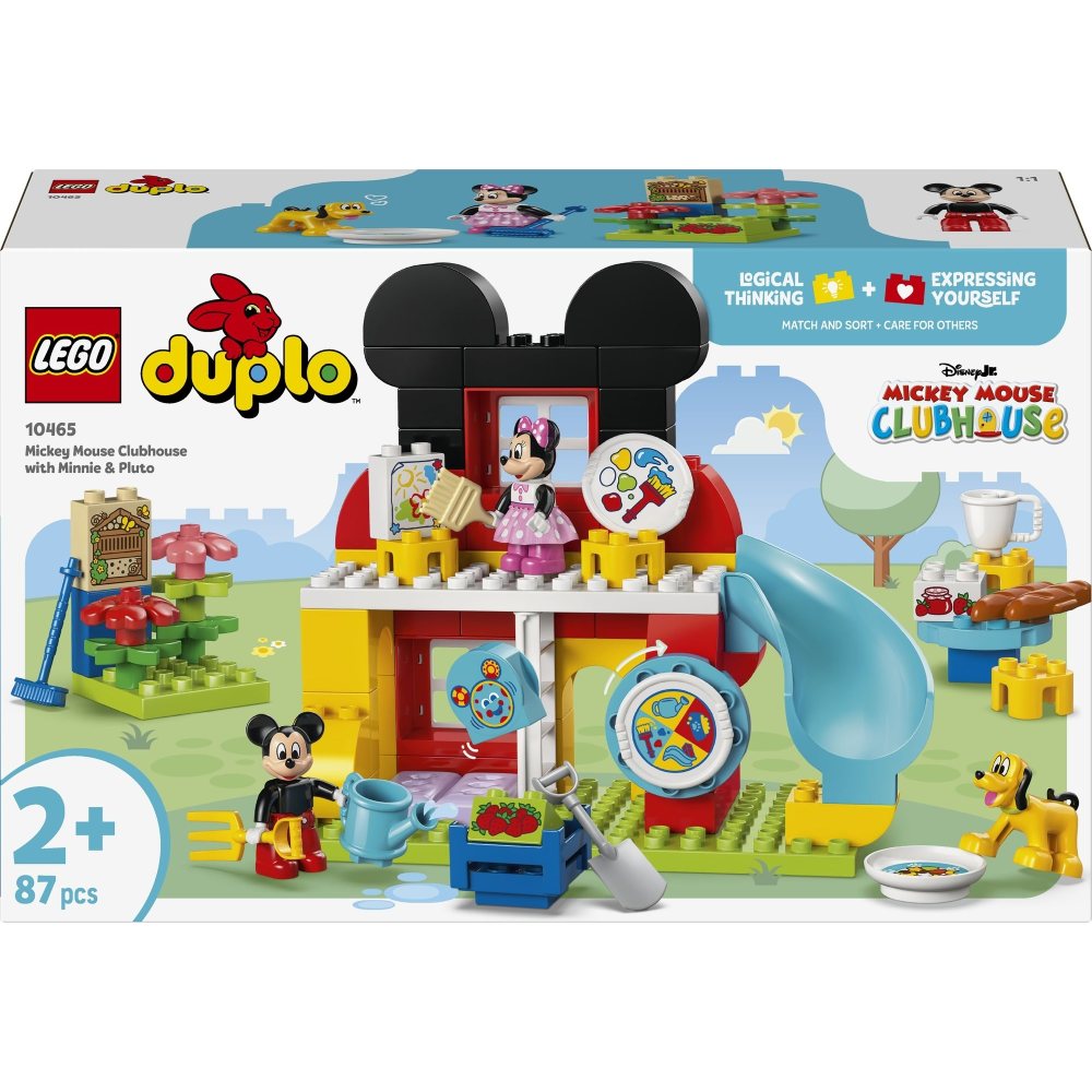 Конструктор LEGO DUPLO Міккі Маус: Клубний будинок з Мінні та Плуто 87 ел (10465)