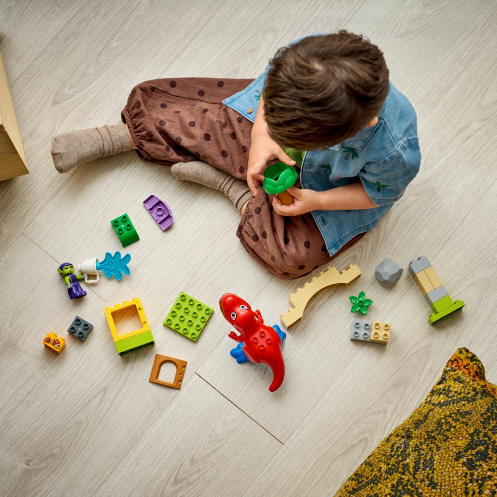 Фото Конструктор LEGO DUPLO Динозавр Spidey-Rex проти Зеленого Гобліна 50 ел (10463)