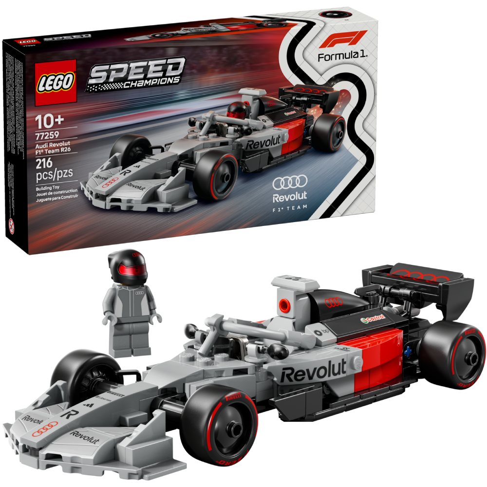 Конструктор LEGO Гоночний автомобіль Audi Revolut F1 Team R26 216 ел (77259) Тематика транспорт