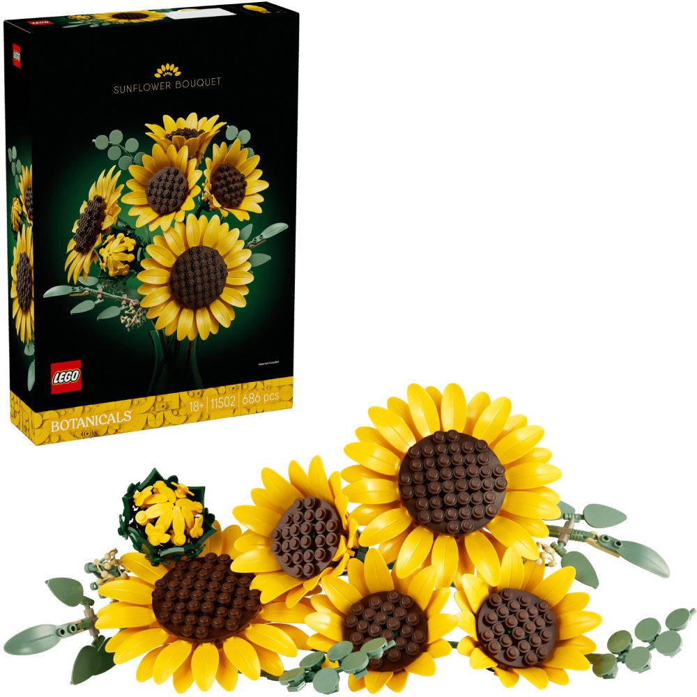 Конструктор LEGO Botanicals Букет соняшників 686 ел (11502) Тематика квіти