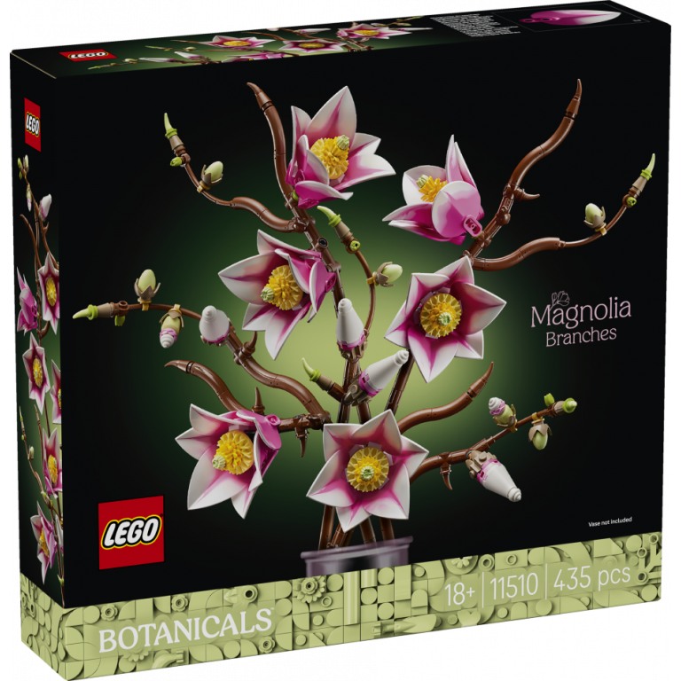 Конструктор LEGO Botanicals Ветки магнолии 435 эл (11510)