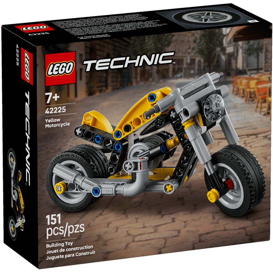 Конструктор LEGO Technic Жовтий мотоцикл 151 ел (42225)