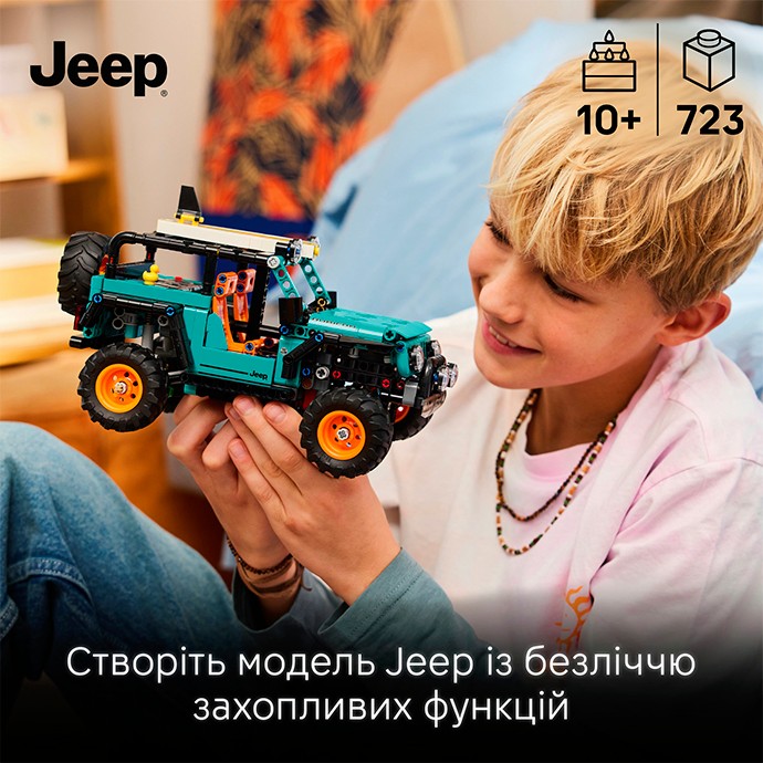 Фото Конструктор LEGO Technic Позашляховик Jeep Wrangler Rubicon 723 ел (42227)