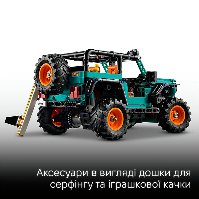 Зображення Конструктор LEGO Technic Позашляховик Jeep Wrangler Rubicon 723 ел (42227)