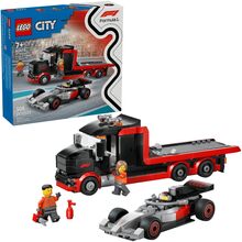 Конструктор LEGO City Грузовик для демонстрации F1 с гоночным автомобилем Audi F1 508 эл (60493)