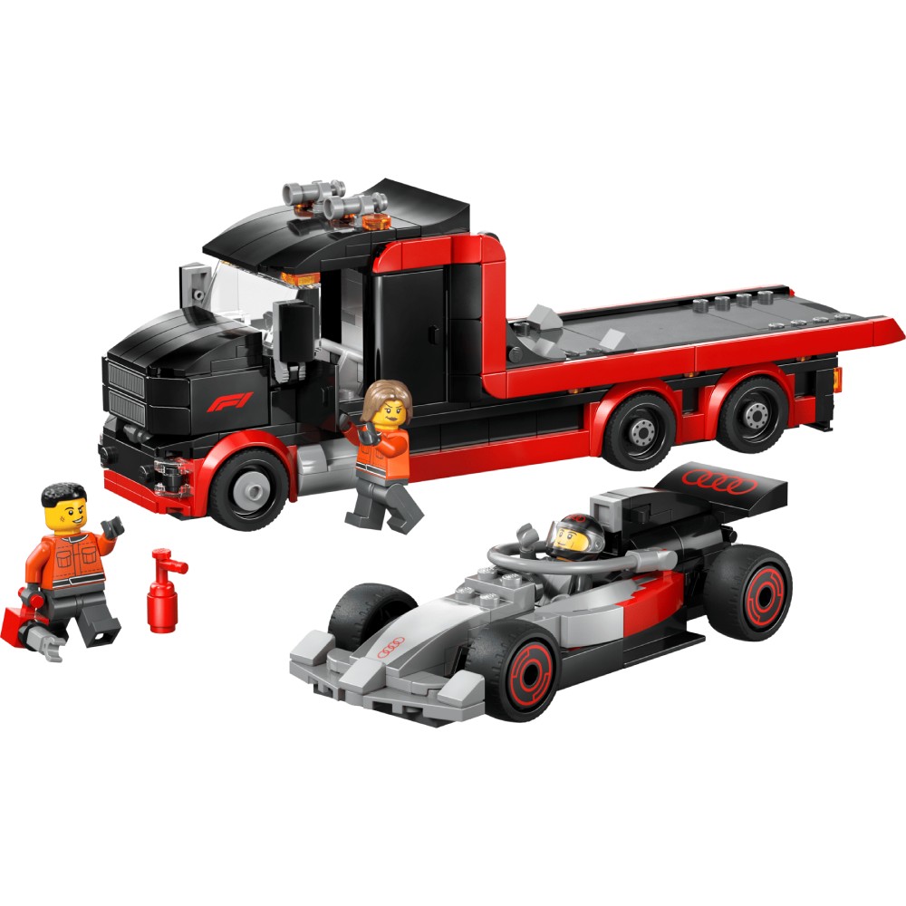 Конструктор LEGO City Грузовик для демонстрации F1 с гоночным автомобилем Audi F1 508 эл (60493) Тип классический