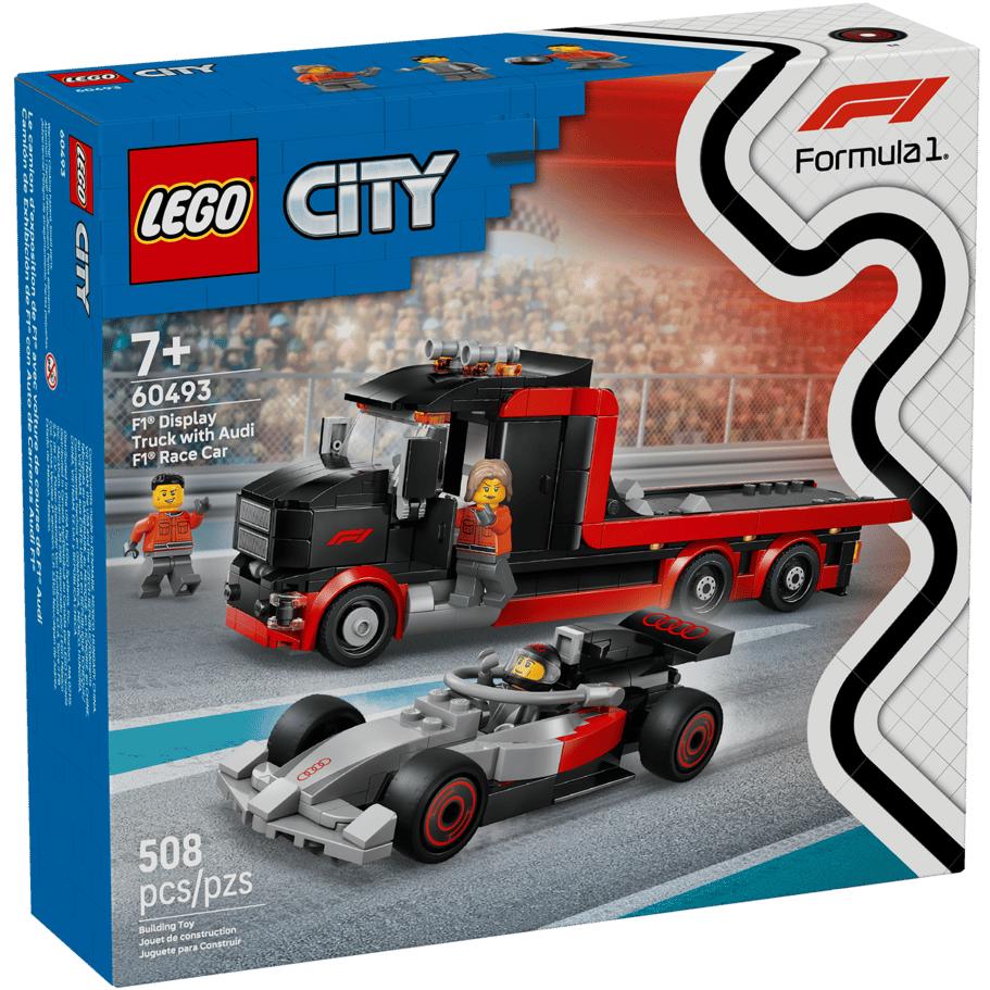 Конструктор LEGO City Грузовик для демонстрации F1 с гоночным автомобилем Audi F1 508 эл (60493)