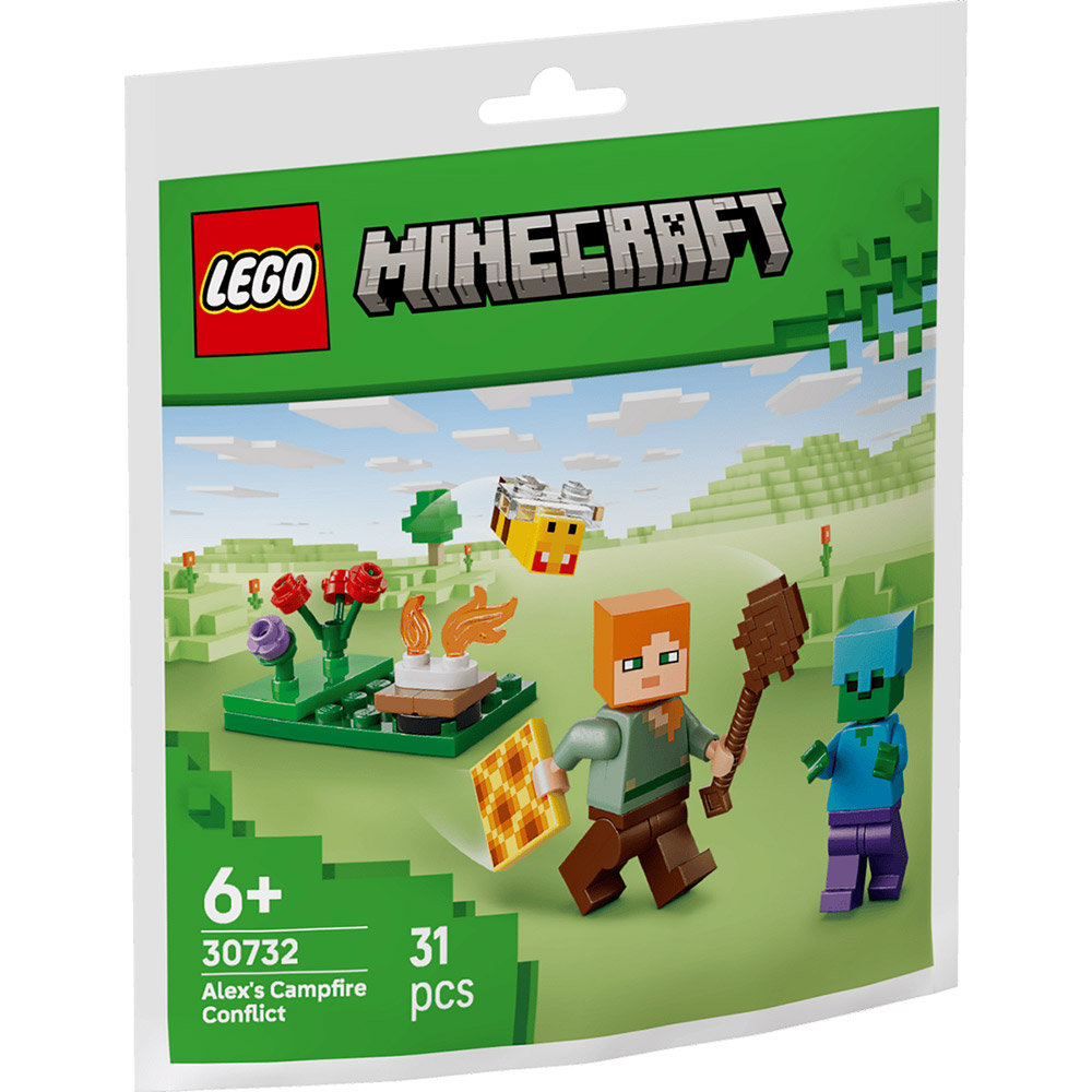 Конструктор LEGO Minecraft Конфлікт біля багаття Алекса 31 деталь (30732) Тип класичний