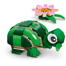 Конструктор LEGO Creator Черепаха з квіткою водяної лілії 124 деталі (31377)