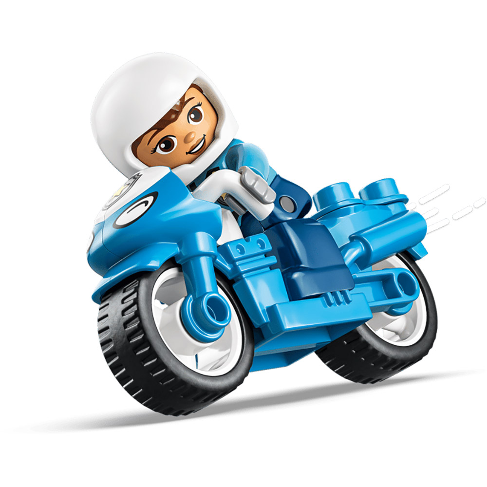 Конструктор LEGO DUPLO Town Синій поліцейський мотоцикл 11 деталей (10471) Тип транспорту мотоцикл