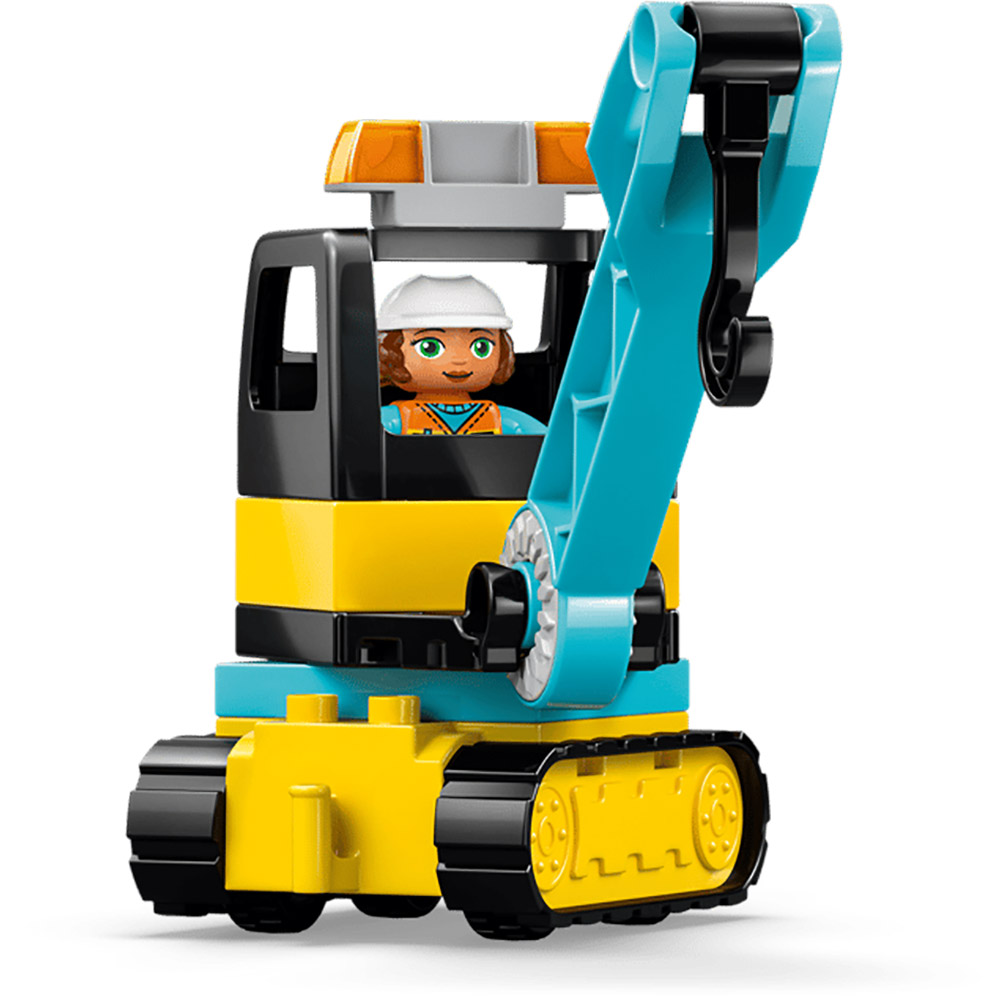 Зовнішній вигляд Конструктор LEGO DUPLO Town 3-в-1 Будівельний майданчик та техніка 84 деталі (10476)