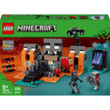 Конструктор LEGO Minecraft Битва за Візер 494 деталі (21590)