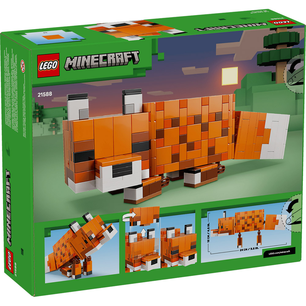 В Фокстрот Конструктор LEGO Minecraft Лиса 497 деталей (21588)