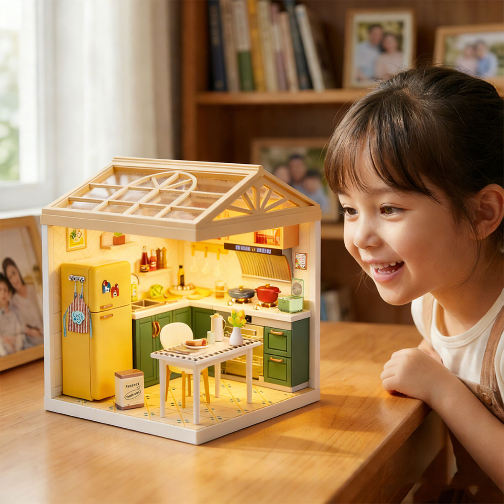 Покупка Конструктор-румбокс MINI HOUSE серии Интерьер - Кухня (8005)