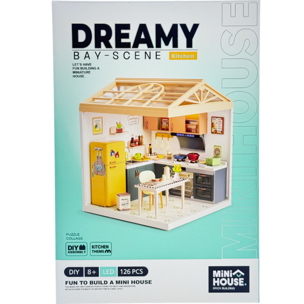 Конструктор-румбокс MINI HOUSE серии Интерьер - Кухня (8005)